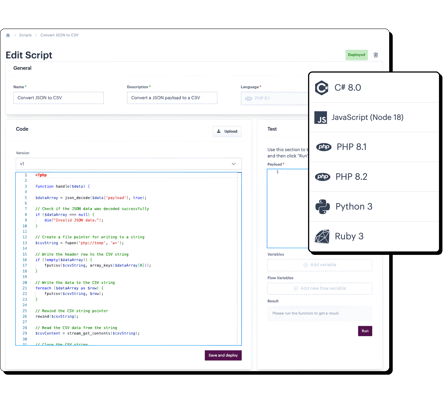 Custom scripting - Desktop Custom scripting - Desktop